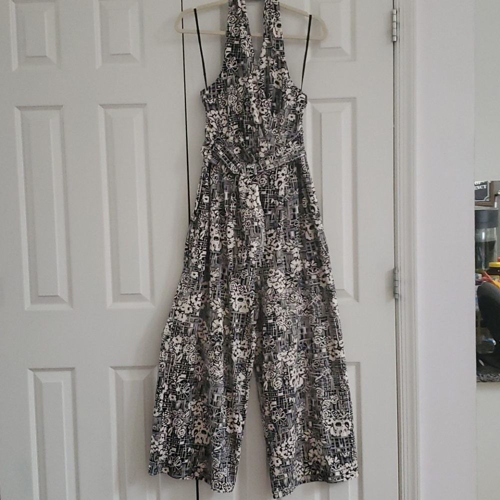 Anthropologie Halter Jumpsuit